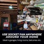 🔥2-IN-1 PORTABLE CEILING FAN & LIGHT with Remote Control
