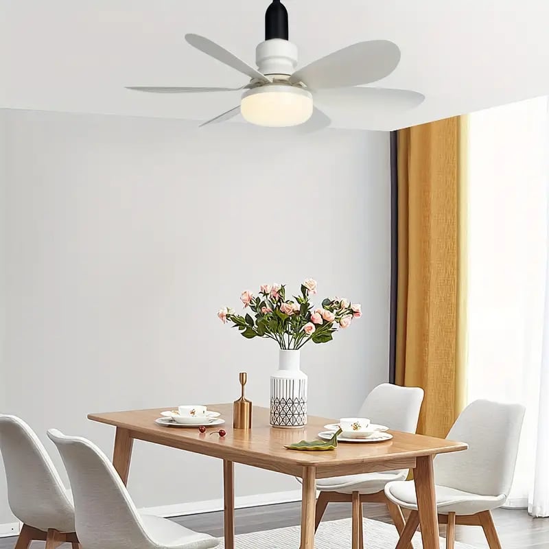 🔥2-IN-1 PORTABLE CEILING FAN & LIGHT with Remote Control