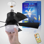 🔥2-IN-1 PORTABLE CEILING FAN & LIGHT with Remote Control