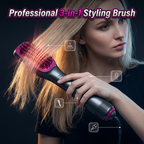💥Professional 3-in-1 Hot Air Brush – Dry, detangle & volumize – 162K+ sold, salon results at home – smooth & shiny ✨🌀💨