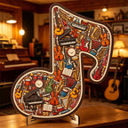 ⌛Limited-time offer-Wooden Musical Note Jigsaw Puzzle