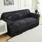 🛋️High-Stretch Sofa Slipcover – Ruffled Hem & Full Protection