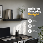 Minimalist Wooden Floating Wall Shelves