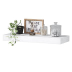 Minimalist Wooden Floating Wall Shelves