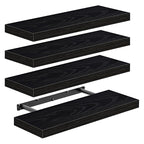 Minimalist Wooden Floating Wall Shelves
