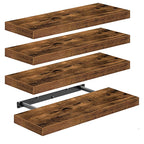 Minimalist Wooden Floating Wall Shelves