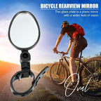 360° Rotating Rearview Mirror – Clear view behind, no more neck twisting. Fits bikes, e‑bikes & motorcycles. Tool‑free silicone strap!
