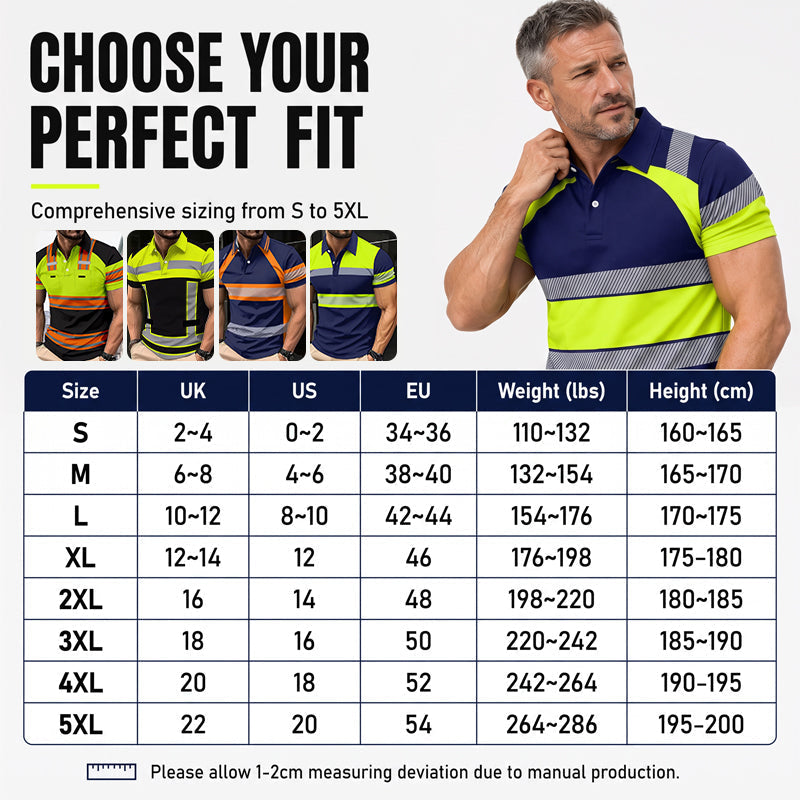 Men's High Visibility Round-Neck Top