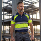 Men's High Visibility Round-Neck Top