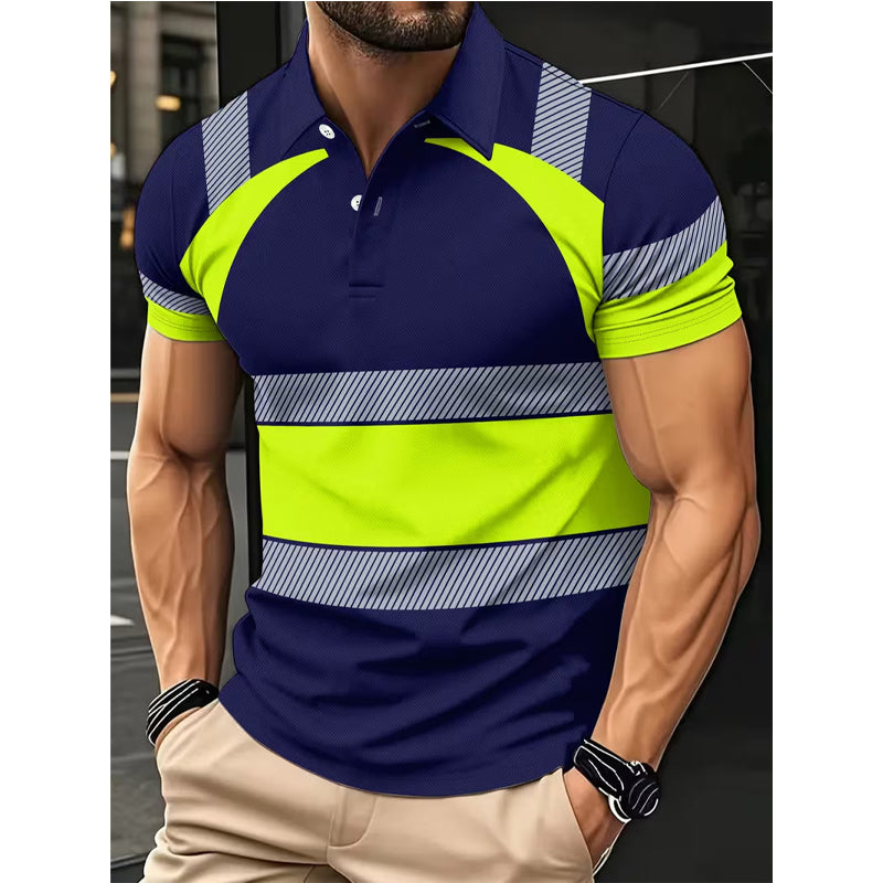 Men's High Visibility Round-Neck Top