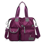 Waterproof Tote Bag – 3-Way Carry & Spacious Organization