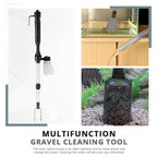 🐠 Electric Aquarium Gravel Cleaner—battery-operated, adjustable length, and easy to use—suitable for all aquariums 🧹🐟