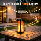 🔥🏮Must-have item for warm ambient vibes！✨️Solar Flickering Flame Lantern