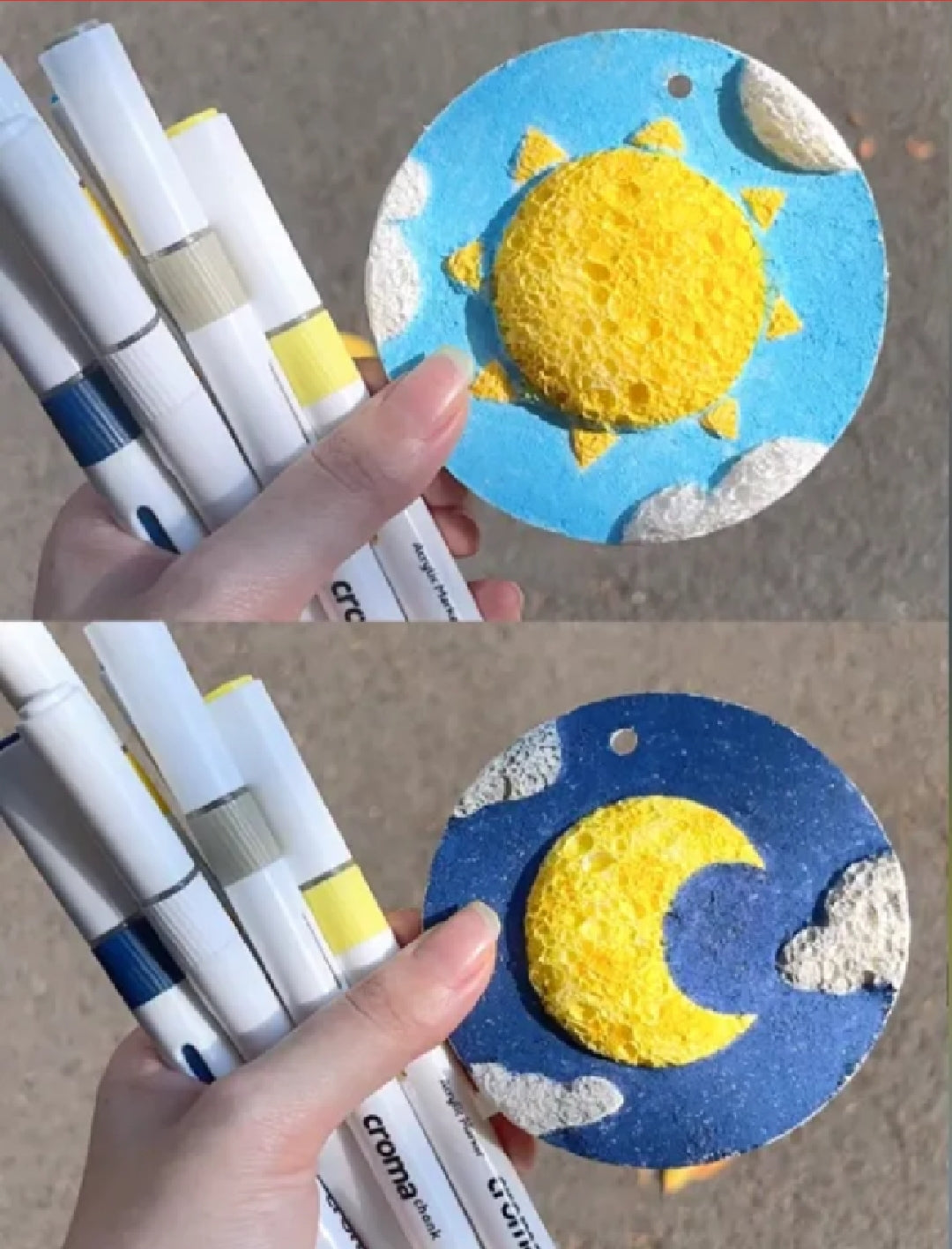 🎨✨Magic Fluffy Pigments, Pigment Paper, DIY Paintbrushes