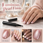 ✨ One-Step Gel Nail Polish Pen | Solid & Cat Eye Finish