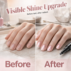 ✨ One-Step Gel Nail Polish Pen | Solid & Cat Eye Finish