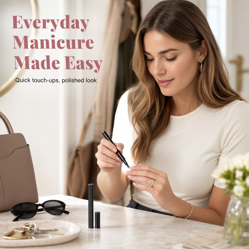 ✨ One-Step Gel Nail Polish Pen | Solid & Cat Eye Finish