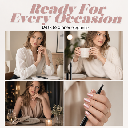 ✨ One-Step Gel Nail Polish Pen | Solid & Cat Eye Finish