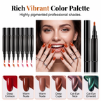 ✨ One-Step Gel Nail Polish Pen | Solid & Cat Eye Finish