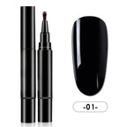 ✨ One-Step Gel Nail Polish Pen | Solid & Cat Eye Finish