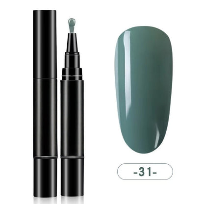 ✨ One-Step Gel Nail Polish Pen | Solid & Cat Eye Finish