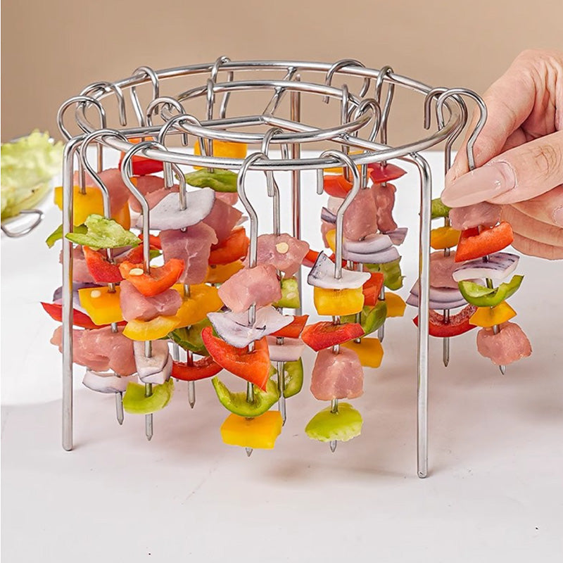 316 Stainless Steel Multi-Function Air Fryer Roasting Rack Set