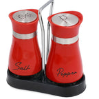 🐧Penguin Design Salt and Pepper Shaker Set, Transparent Glass Bottom Seasoning Dispenser, Large‑Mouth Refillable Spice Container for Kitchen Countertop