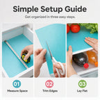 🧊 Waterproof Fridge Shelf Liners – Non-slip, easy-clean & food-safe – Keeps fridge shelves fresh & organized ✨