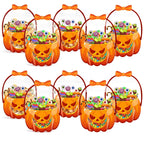 👻Halloween Bestsellers-Halloween Transparent Pumpkin Favor Bags
