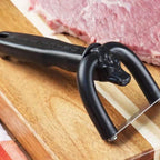 🥩🔪Handheld Fat Trimmer for Beef & Pork – U-shaped curved holder targets surface fat without wasting lean meat. Stainless steel blade, ergonomic grip – prep like a pro! 🧑‍🍳✨