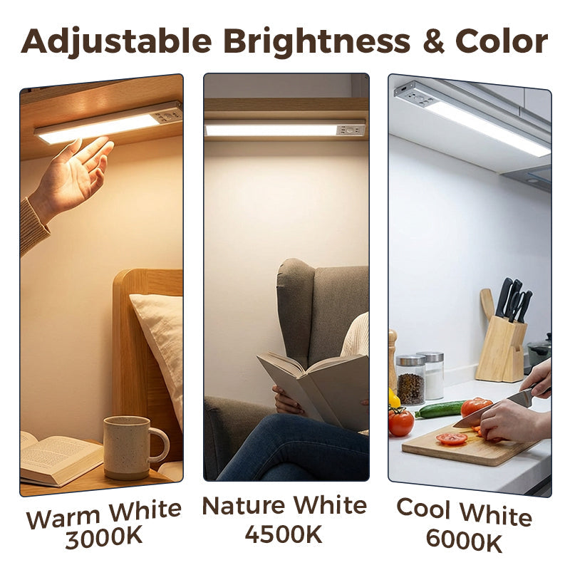 💡 Save 50%! 🔦 Wireless Motion Sensor Light – Rechargeable & under-cabinet ready ✨