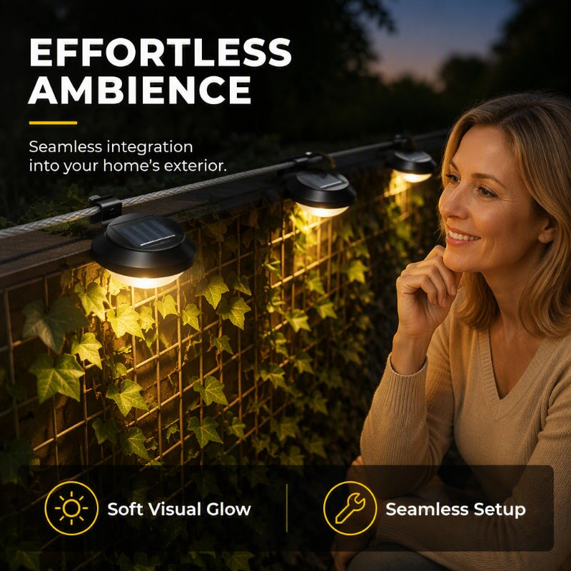 ☀️💡Light Up Gutters, Fences & Garden Walls — Solar-Powered Outdoor LEDs With No Mains Wiring Needed 🏡✨