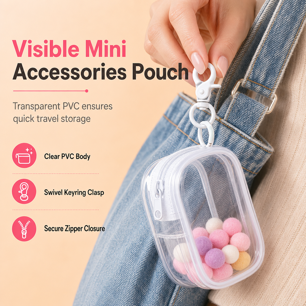 🏆Buy 1 Get 1 Free🎁 Last Day Special Price! Portable Transparent Travel Storage Bag