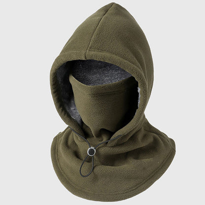 🔥 ❄️ Warm Balaclava with Adjustable Drawstring – Face and Neck Protection