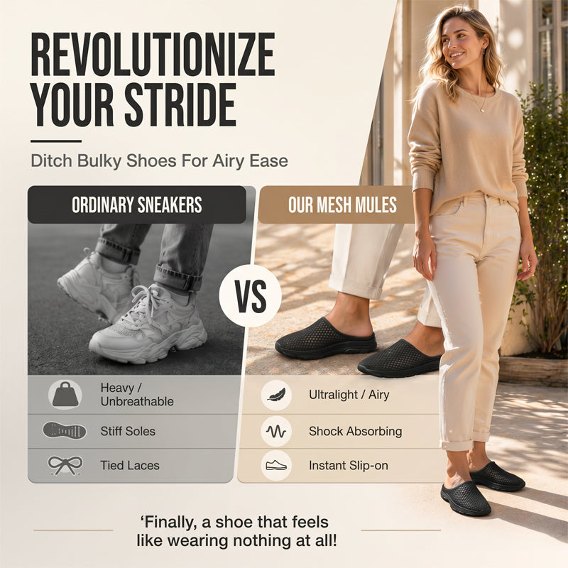 Casual Comfort Breathable Mesh Slippers
