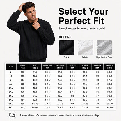 ✨Men's Cable Knit Crewneck Sweatshirt
