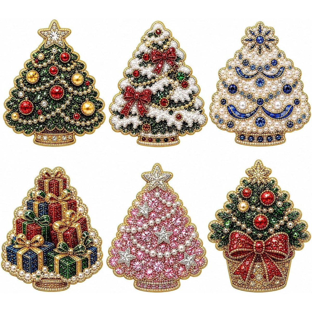 ✨ DIY Sparkling Magnetic Decoration Kit – Fun Holiday Craft for Fridge & Metal Surfaces