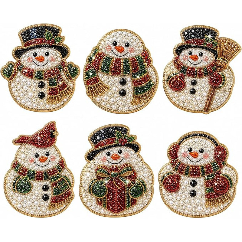 ✨ DIY Sparkling Magnetic Decoration Kit – Fun Holiday Craft for Fridge & Metal Surfaces