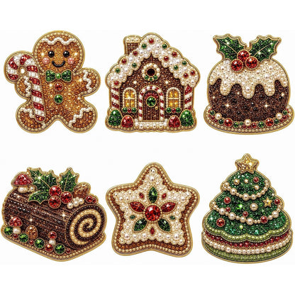 ✨ DIY Sparkling Magnetic Decoration Kit – Fun Holiday Craft for Fridge & Metal Surfaces