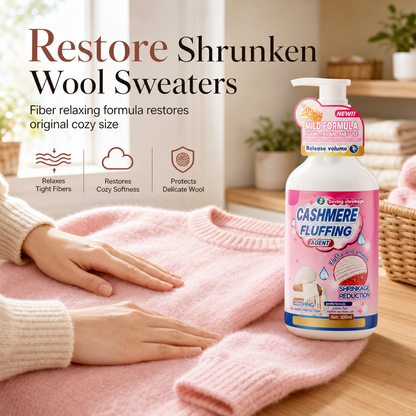 Wool and Cashmere Sweater Restorer and Softener Liquid