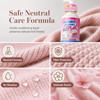 Wool and Cashmere Sweater Restorer and Softener Liquid