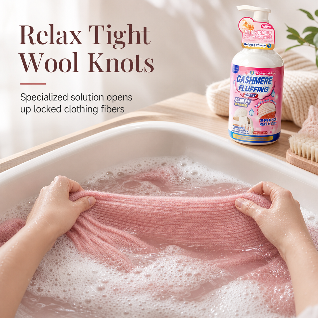 Wool and Cashmere Sweater Restorer and Softener Liquid