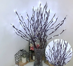 🎄 LED Willow Branch Lights Battery-Powered Twig Light