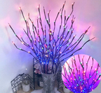 🎄 LED Willow Branch Lights Battery-Powered Twig Light