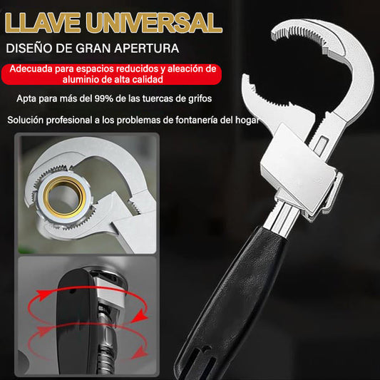 Llave universal ajustable de doble boca