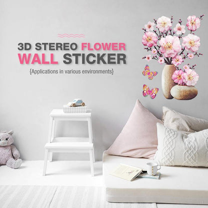 3D Stereo Flower Wall Sticker