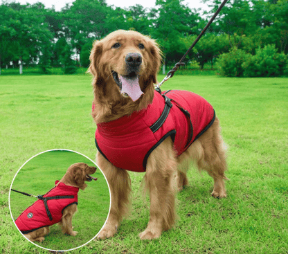 🎅Xmas promotion 48% OFF🎄🐕Waterproof winter dog  jacket with built-in harness